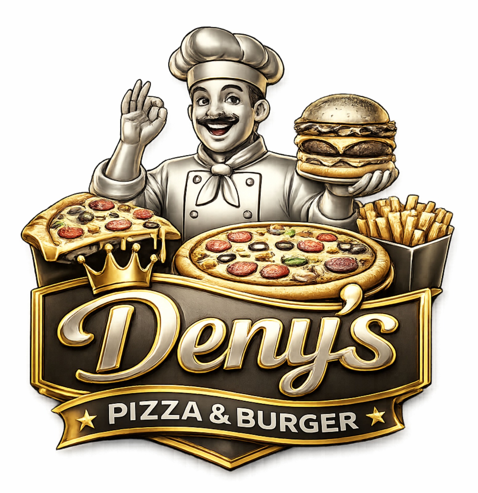 Deny's Pizza Burger